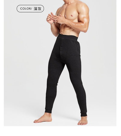 Осенне-зимние новые мужские толстые и флисовые теплые штаны с высокой талией, теплые хлопковые штаны из композитного овечьего флиса