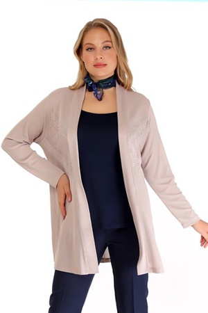 КАРДИГАН С БУСИНАМИ