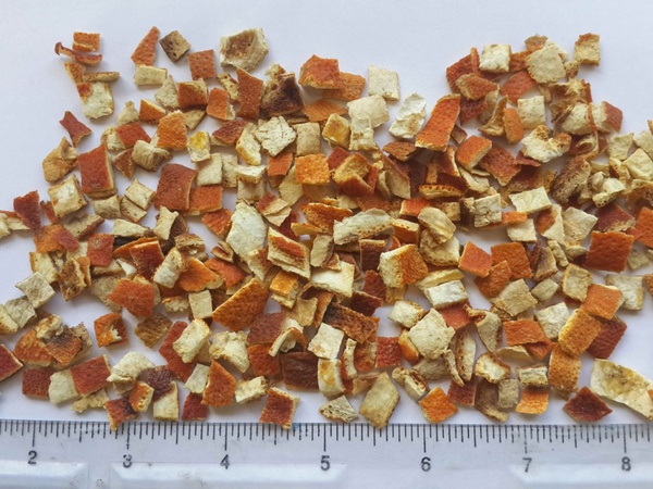 DRIED ORANGE PEEL (DRIED-DICED)