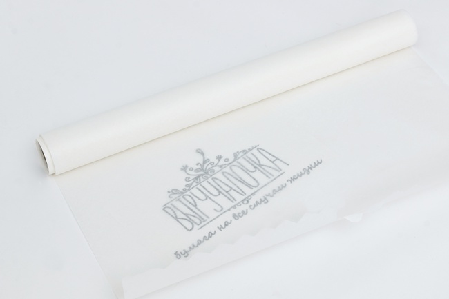 Парафинированная бумага для упаковки и хранения жиростойкая (рулон 10м)