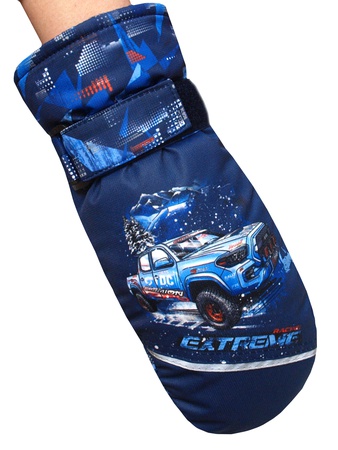 Membran kumaştan yapılmış çocuk eldivenleri