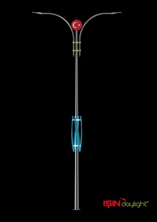 Hot Dip Galvanized Lighting Poles, High Masts and LED Luminaries