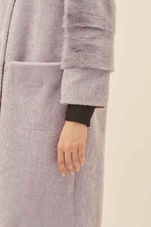 Пальто женское Silverfox модель 804-лаванда