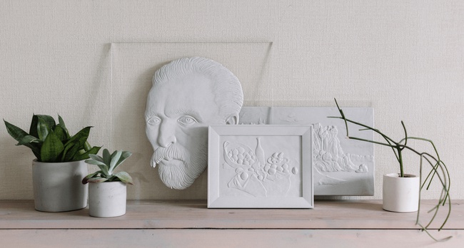 Рельефная 3D-картина, по мотивам рисунка Альбрехта Дюрера