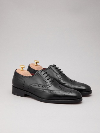 Стильные кожаные ОКСФОРДЫ туфли / полуботинки ручной работы MADE IN EUROPE