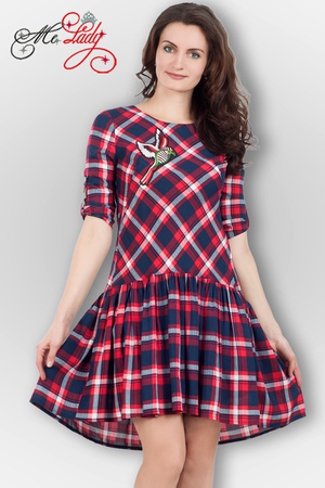 1277-3 dress in a cage, sizes 44-50