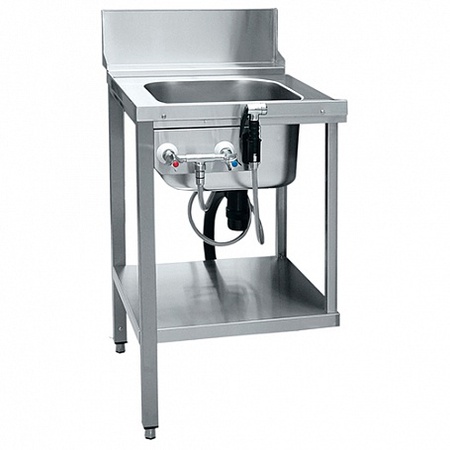 Ön yıkama ve atık toplama masası SPMP-6-1