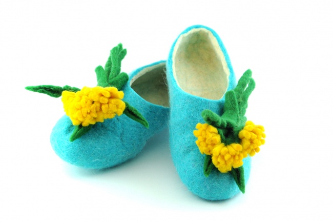 Kadın terlikleri &quot;Dandelions&quot;