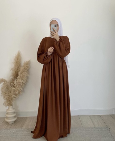 Платье в сборку