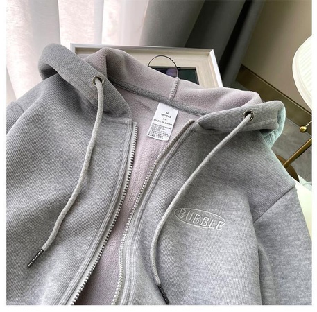 Sıcak sonbahar - kış, polar fırfırlı sweatshirt