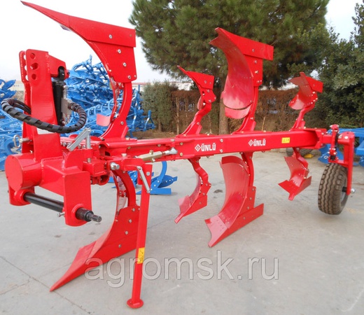Оборотный плантажный двухкорпусный плуг UNLU