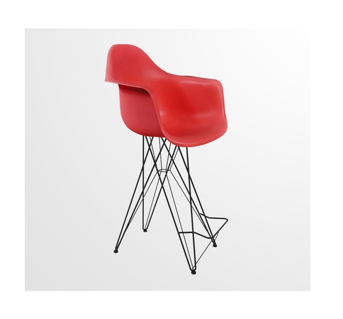 Metal çerçeve üzerinde bar sandalyesi SHT-ST7-S66