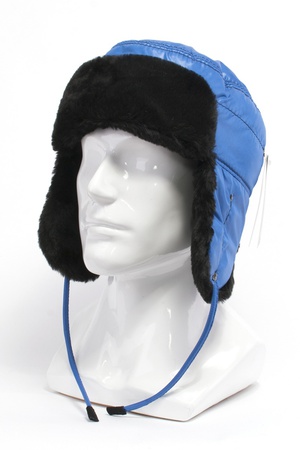 Ушанка из плащ. ткани 020140-81