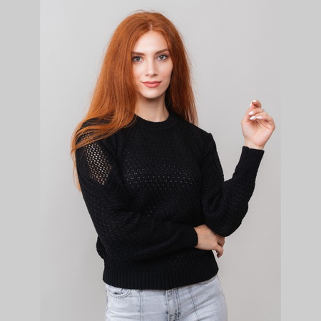 Джемпер женский Капелька черный