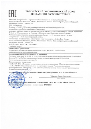 Антисептическая жидкость в канистре HalykProtect 5000 ml (антисептик, санитайзер)