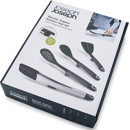 НАБОР ИЗ 4 КУХОННЫХ ИНСТРУМЕНТОВ ELEVATE С ЩИПЦАМИ