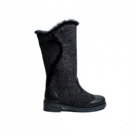 41988* Валенки школа войлок черный шерсть тэп черн