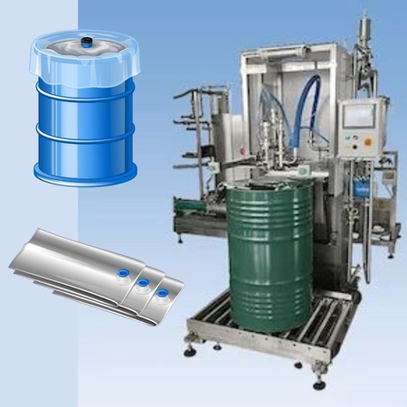 Асептическое и неасептическое оборудование розлива в пакеты / мешки bag-in-box от 1 до 1000 л