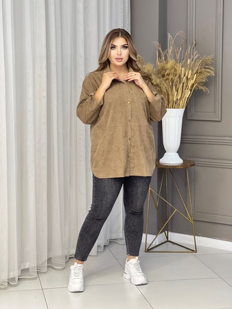 Рубашка из микровельвета