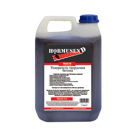 Concrete hardening accelerator HORMUSEND HLV-74 (5l)