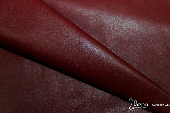 Овчина, цвет "Бордо"