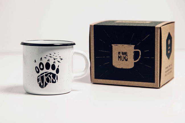 ATOM mug "IN SEARCH OF A GRIZZLY"