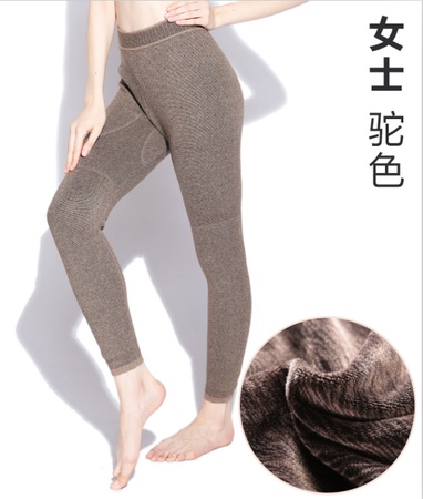 Зимние мужские и женские утолщенные шерстяные штаны, защищающие колени, поддерживающие талию, поддерживающие кашемировые штаны, теплые штаны большого размера