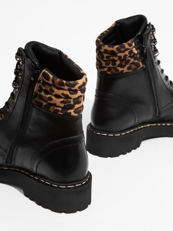 Стильные Женские кожаные ботинки / полуботинки на шнуровке MADE IN EUROPE