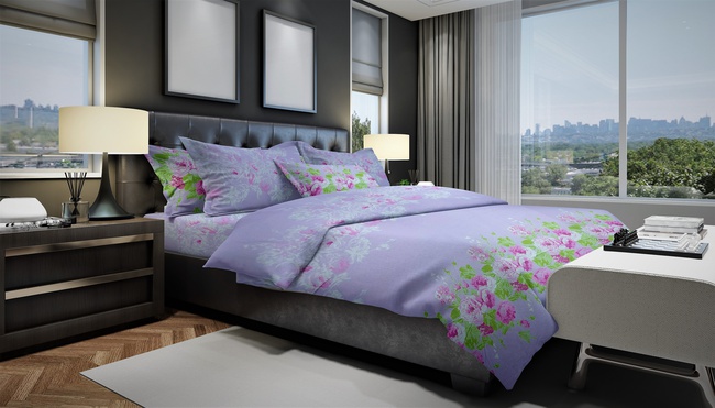 Double bed linen (with seam)