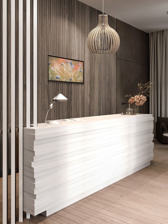 Tasarımcı tarzında ahşaptan yapılmış parametrik armatür