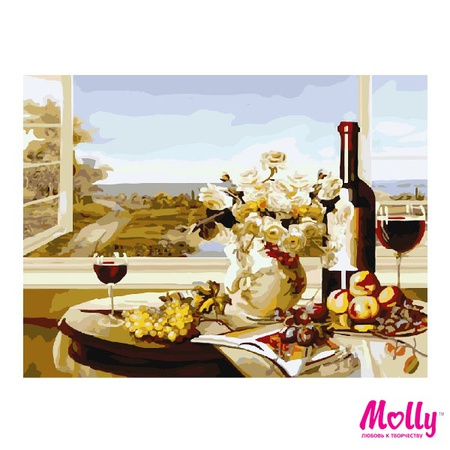 Numaraya göre boya Sabah natürmort