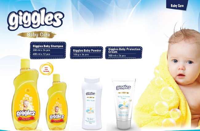 Подгузники, шампунь, присыпка, влажные салфетки, крем для защиты кожи.