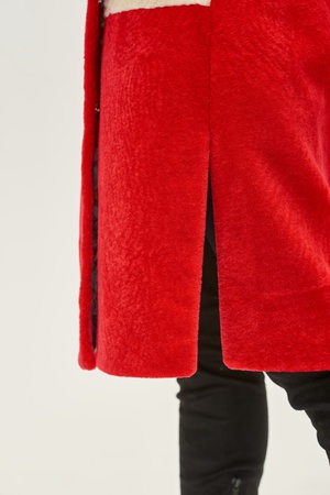 Paltolu bayan Silverfox model 821Red