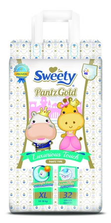 Подгузники-трусики Sweety Pantz Gold