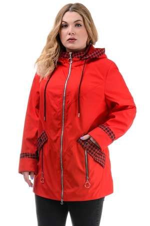 Весенние ветровки женские с капюшоном размеры 50-58