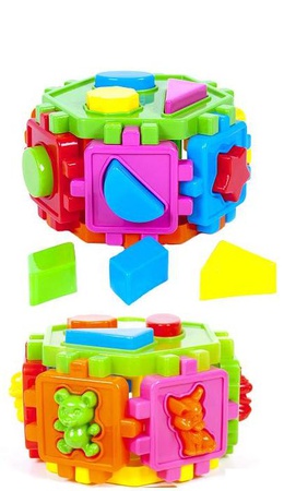 Фигура логика Шестигранник Двойной (18шт)