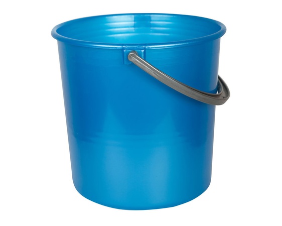 ВЕДРО 10Л ПЕРЛАМУТР СИНИЙ
