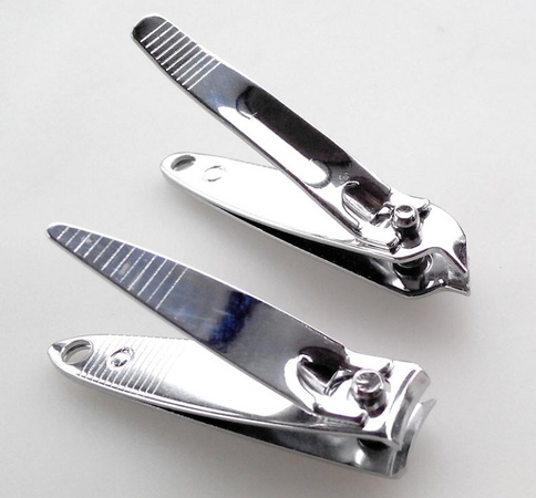 Маникюрный набор "Яблочко" из 9 предметов, цвета в ассортименте