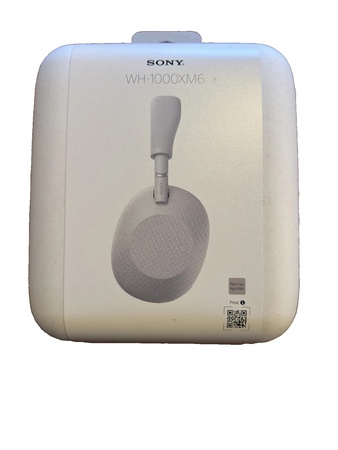 Sony WH1000XM6 NOISE CANCELLATION Wireless Bluetooth Over-Ear Headphones White