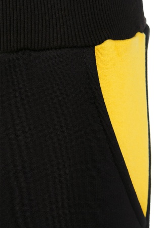 Штаны черные с желтыми карманами Yumster YC.02.23.025