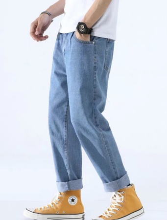 Мужские джинсы. Широкие джинсовые брюки