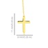Even & Pétra 14 Ayar Altın Tek Taşlı Minimal Haç Kolye