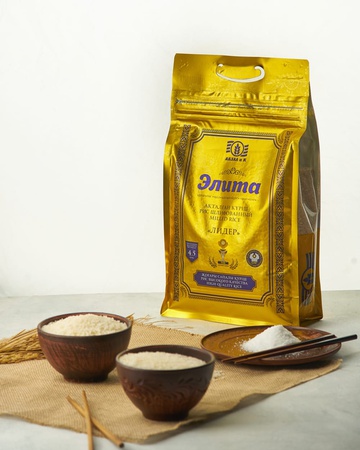 Рис СОРТ "Лидер", 1 сорт по стандарту СТ РК 1020-2000