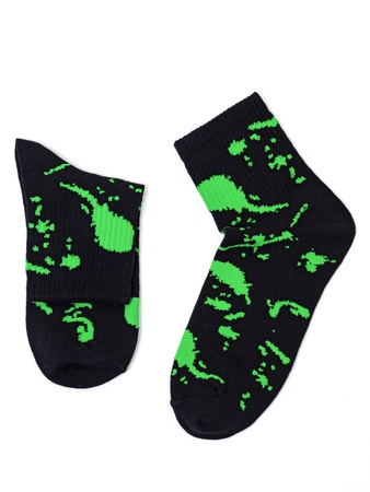 Erkek / bayan kısa çorap "Boya lekeleri" Dzen ve Smile