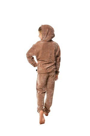 Спортивный костюм из вязаного велюра карамель Yumster YG.21.42.006