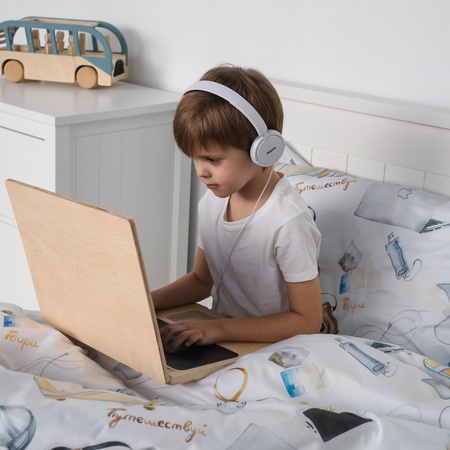 деревянный ноутбук