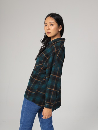 Рубашка в клетку из турецкой байки