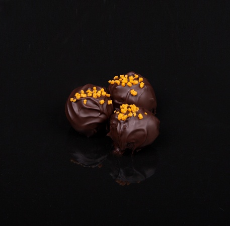 Трюфель "Апельсин с базиликом"