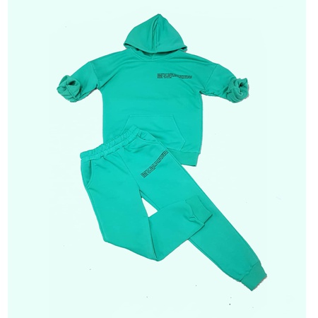 Hoody oversize with pants. 3-11 years