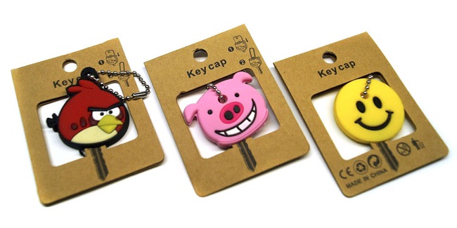 Колпачок на ключ защитный с подвеской для брелока